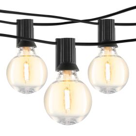 100FT Solar LED Outdoor String Patio Lights Waterproof with Remote Control