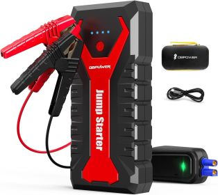 DBPOWER 3000A/80.66Wh Portable Car Jump Starter (UP to 10.0L Gas/8.0L Diesel Engines) 12V Auto Lithium-Ion Battery Booster with Smart Clamp Cable