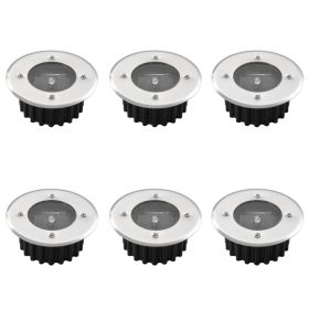 Solar 6 Pcs Round Ground Spot