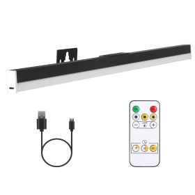 Wireless Picture Light Magnetic Art Display Light Dimmable Rechargeable Library Gallery Light with 3 Light Colors 3 Timer Settings Remote Control