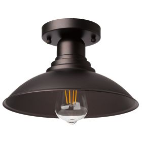 1 Light ceiling fixture (Color: Oil Rubbed Bronze, Pack: 1 Pack)