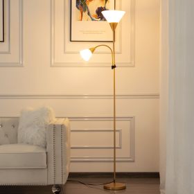 71.3' Tochiere Floor Lamp (Main Material: Metal, Main Color: Gold)